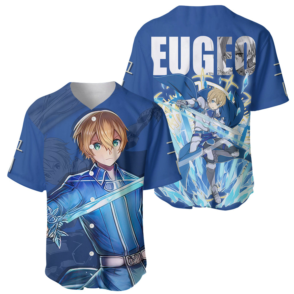 Eugeo Sword Online Baseball Jersey_1 Eugeo Sword Online Baseball Jersey_1