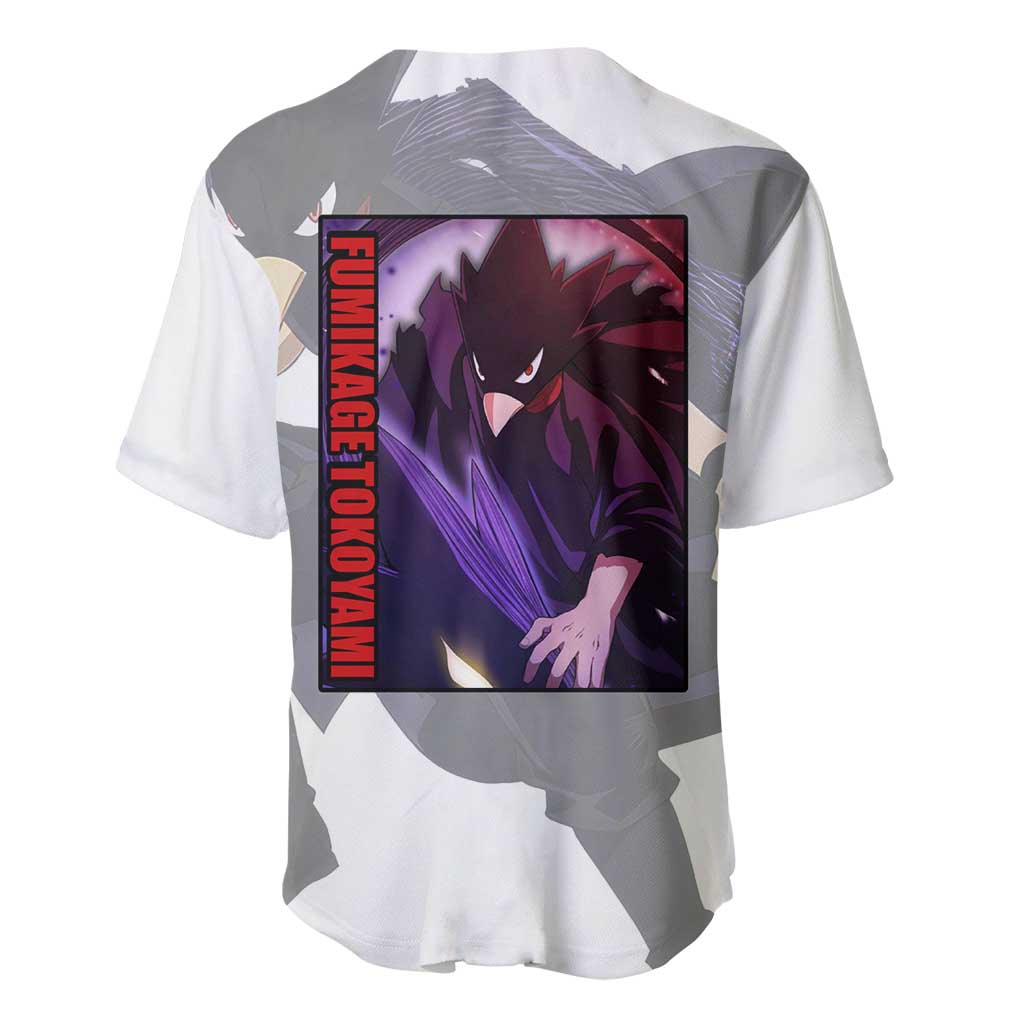 Fumikage Tokoyami My Hero Academia Baseball Jersey Fumikage Tokoyami My Hero Academia Baseball Jersey