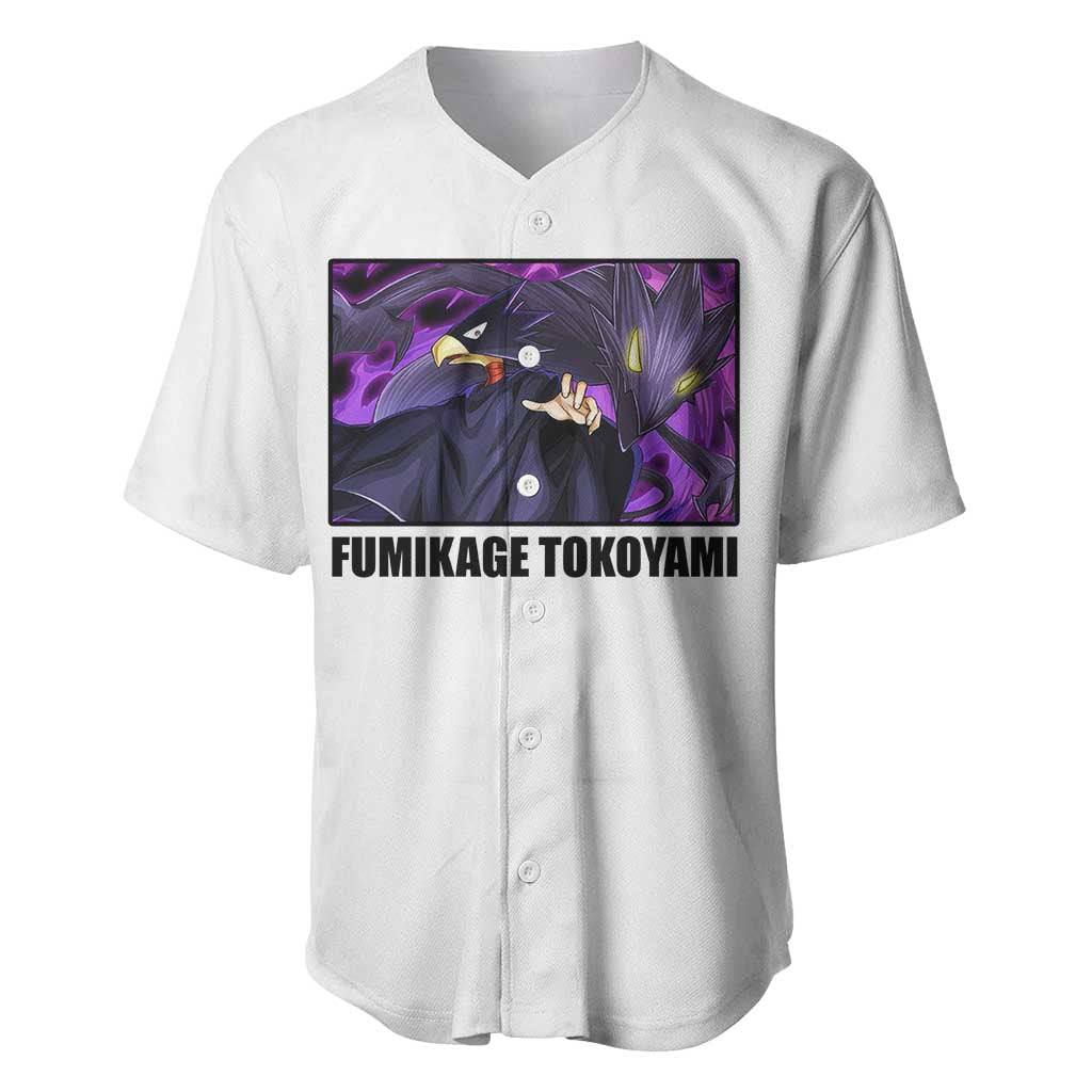 Fumikage Tokoyami My Hero Academia Baseball Jersey Fumikage Tokoyami My Hero Academia Baseball Jersey