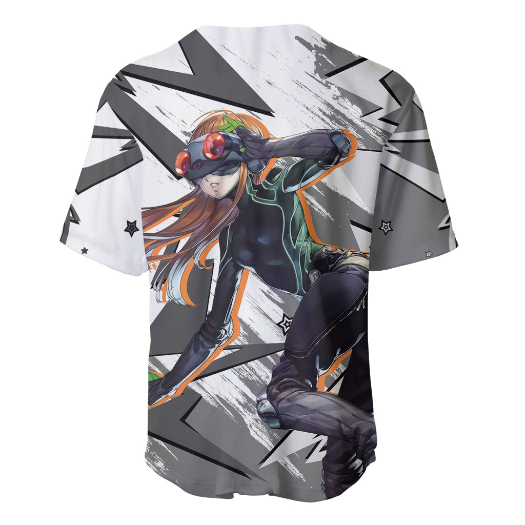 Futaba Sakura Persona Baseball Jersey Futaba Sakura Persona Baseball Jersey