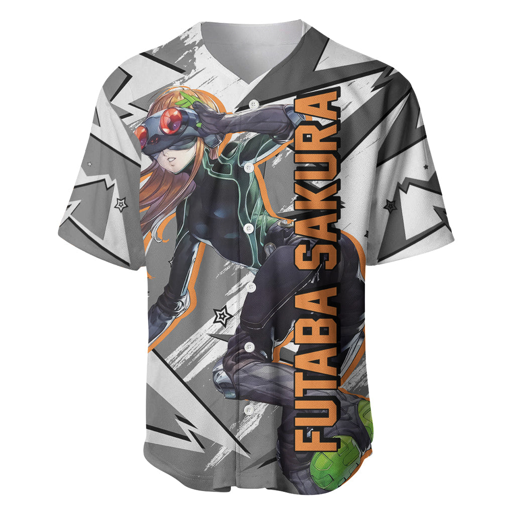 Futaba Sakura Persona Baseball Jersey Futaba Sakura Persona Baseball Jersey