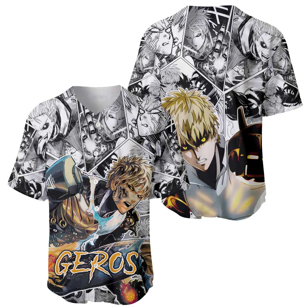 Genos One Punch Man Baseball Jersey Genos One Punch Man Baseball Jersey