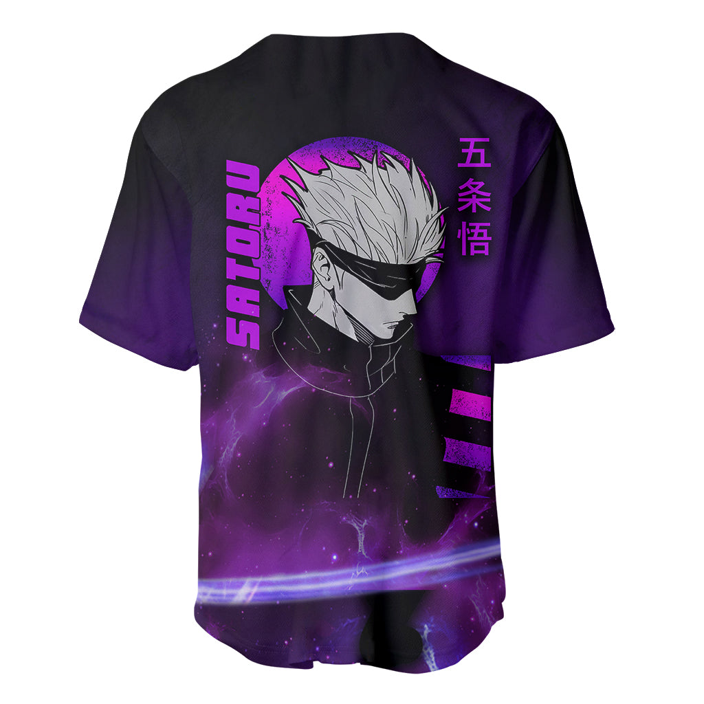 Gojo Satoru Jujutsu Kaisen Aura Baseball Jersey Gojo Satoru Jujutsu Kaisen Aura Baseball Jersey