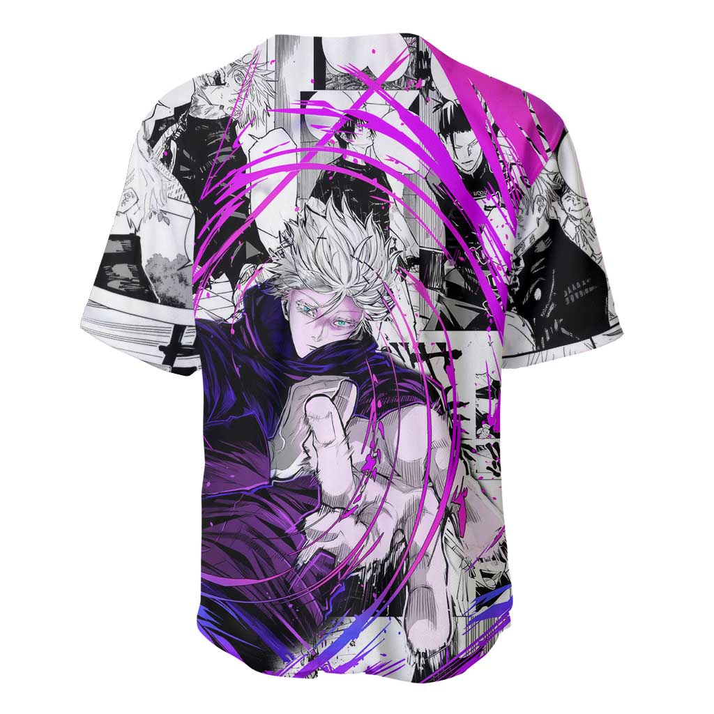 Gojo Satoru Jujutsu Kaisen Baseball Jersey Gojo Satoru Jujutsu Kaisen Baseball Jersey
