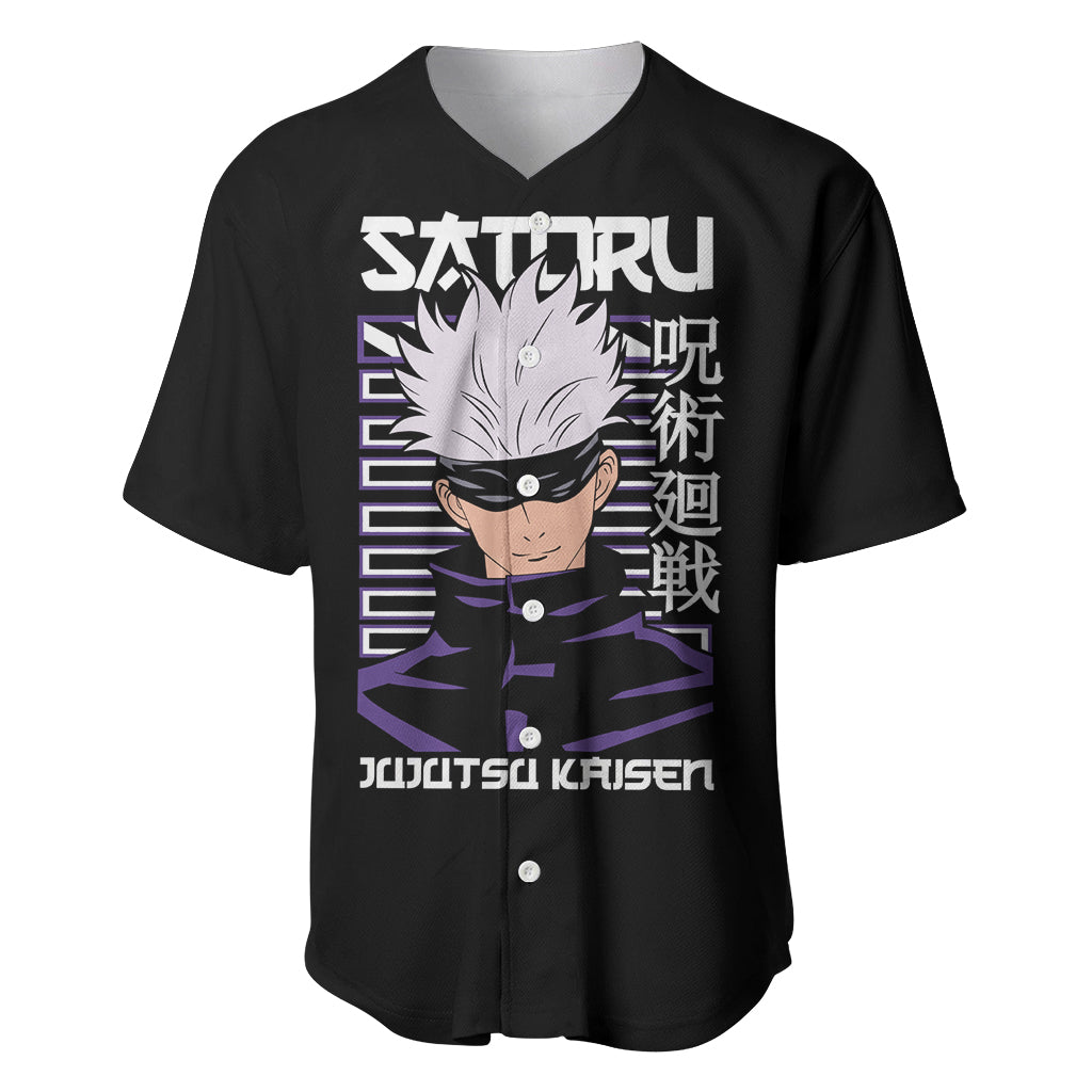 Gojo Satoru Jujutsu Kaisen Baseball Jersey_1 Gojo Satoru Jujutsu Kaisen Baseball Jersey_1