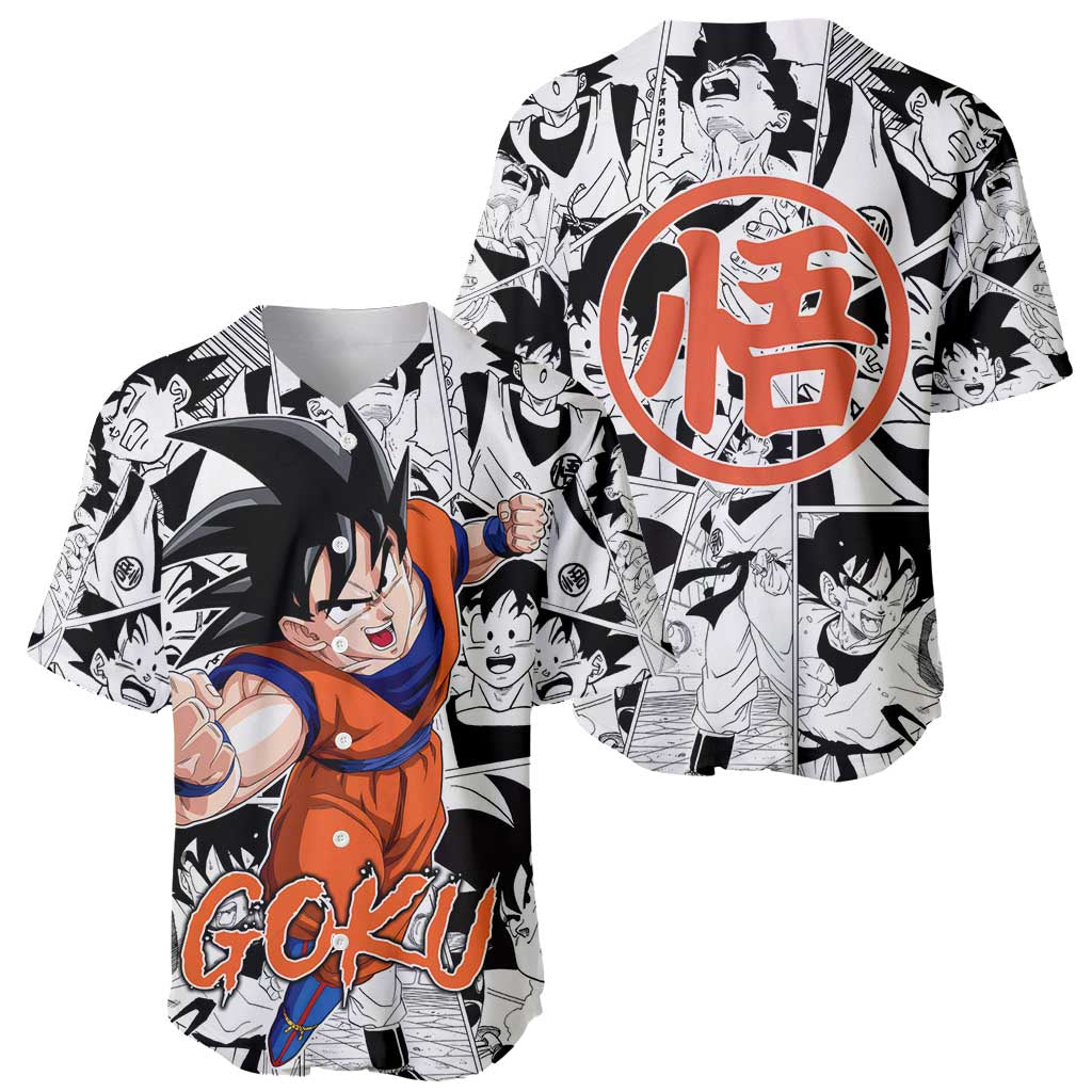 Goku Dragon Ball Baseball Jersey Goku Dragon Ball Baseball Jersey