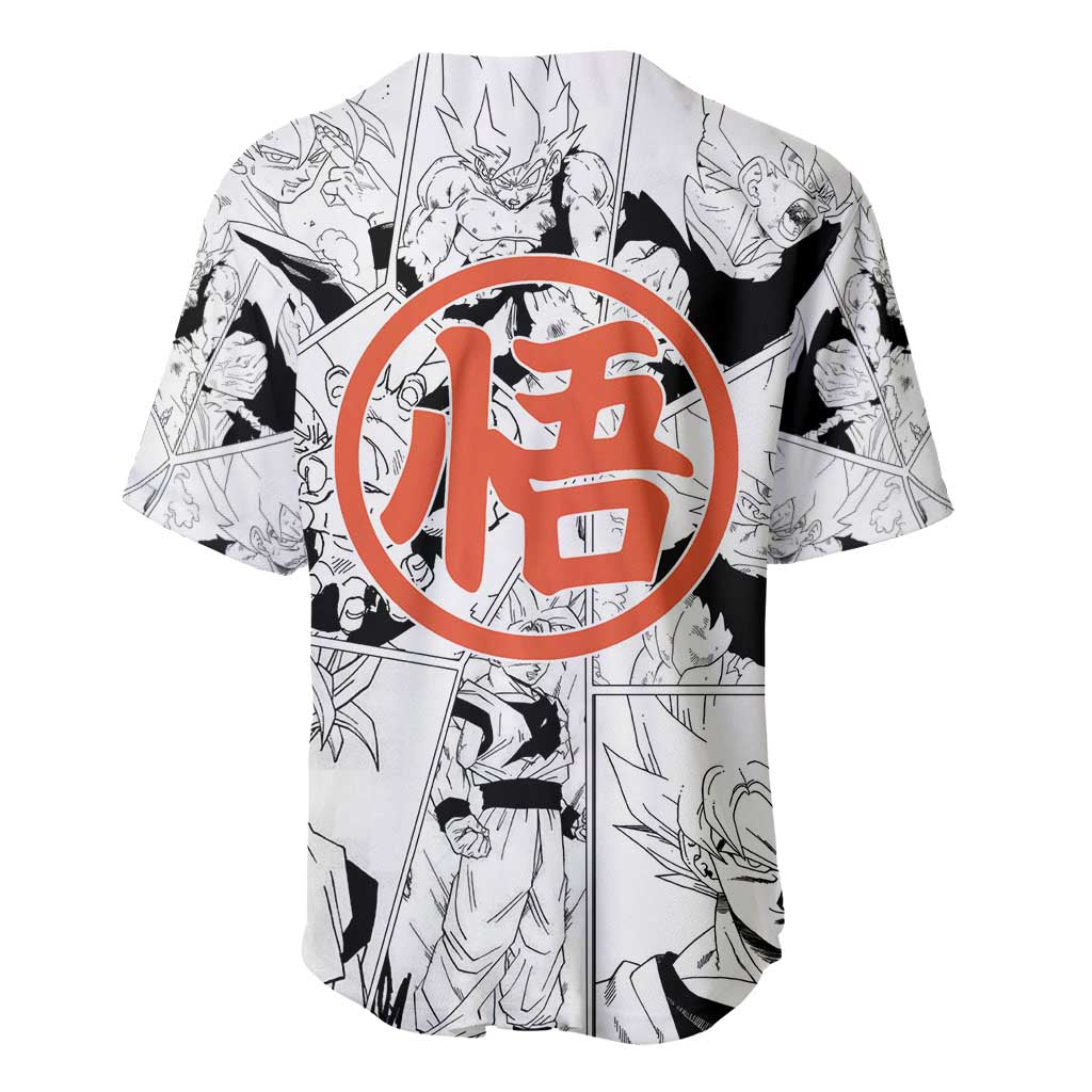 Goku Super Saiyan 2 Dragon Baseball Jersey Goku Super Saiyan 2 Dragon Baseball Jersey