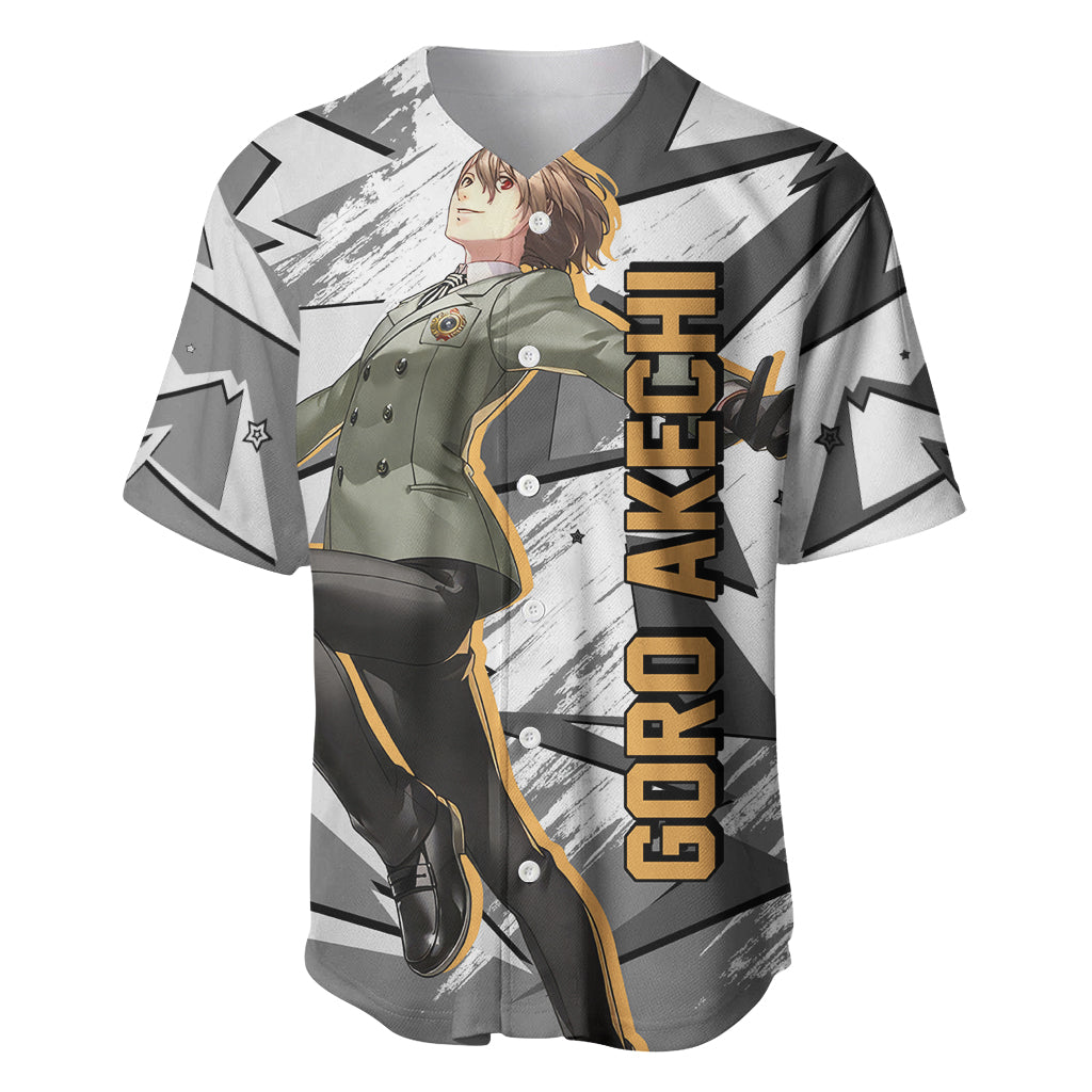 Goro Akechi Persona Baseball Jersey Goro Akechi Persona Baseball Jersey