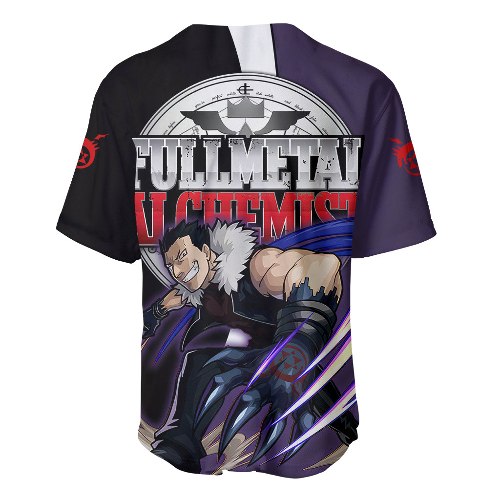Greed Fullmetal Alchemist Baseball Jersey Greed Fullmetal Alchemist Baseball Jersey