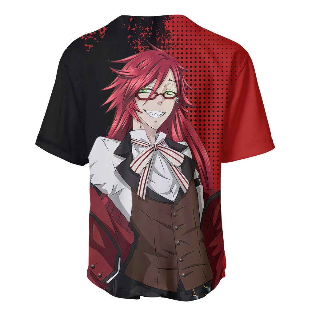 Grell Sutcliff Black Butler Baseball Jersey Grell Sutcliff Black Butler Baseball Jersey