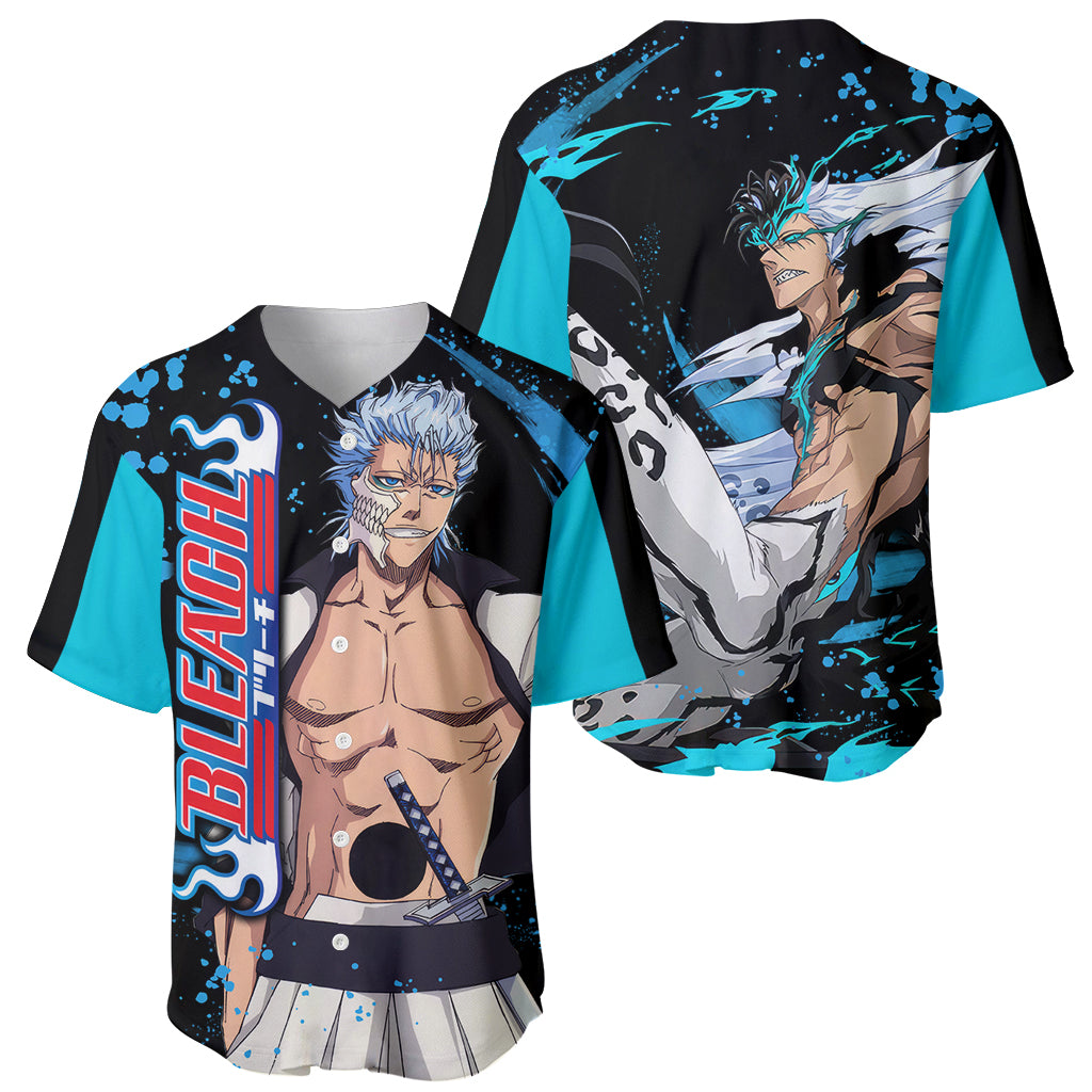 Grimmjow Bleach Baseball Jersey Grimmjow Bleach Baseball Jersey