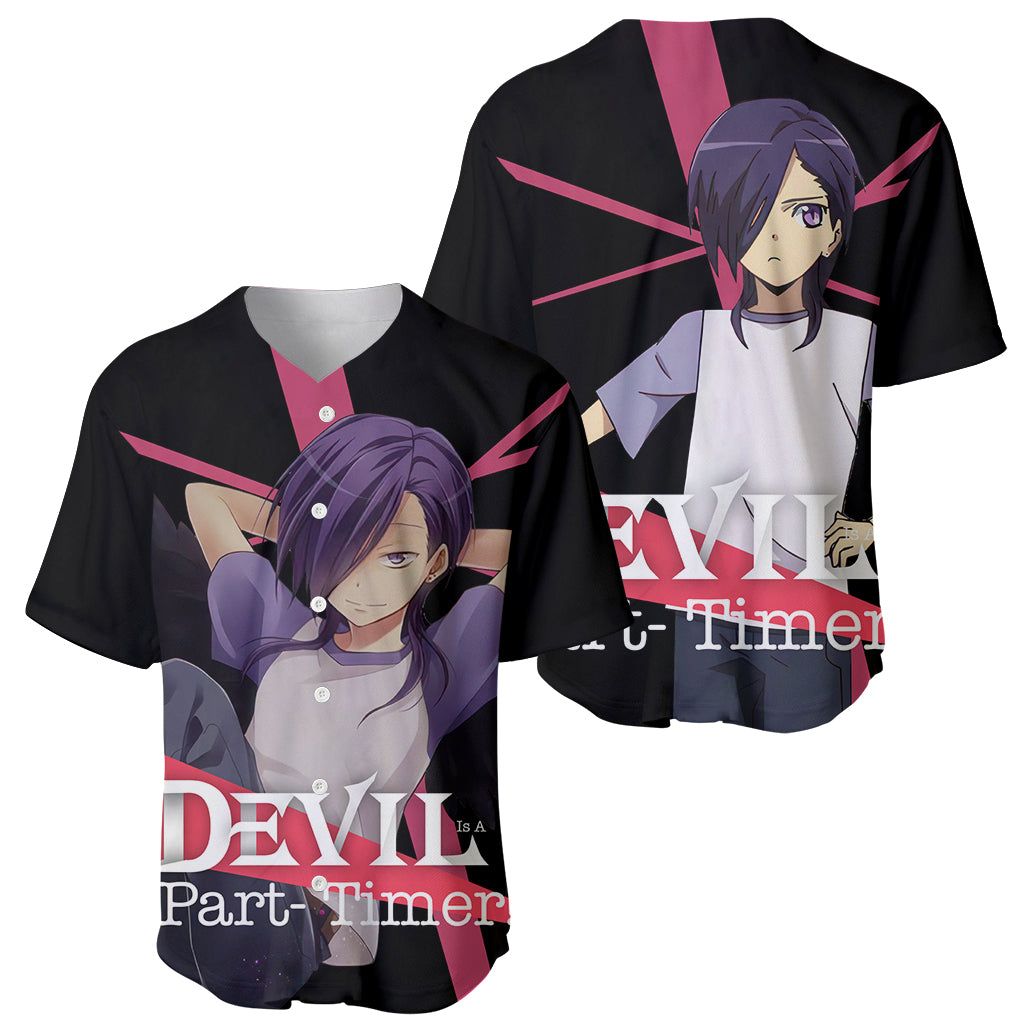 Hanzo Urushihara Devil Part Timer Baseball Jersey Hanzo Urushihara Devil Part Timer Baseball Jersey
