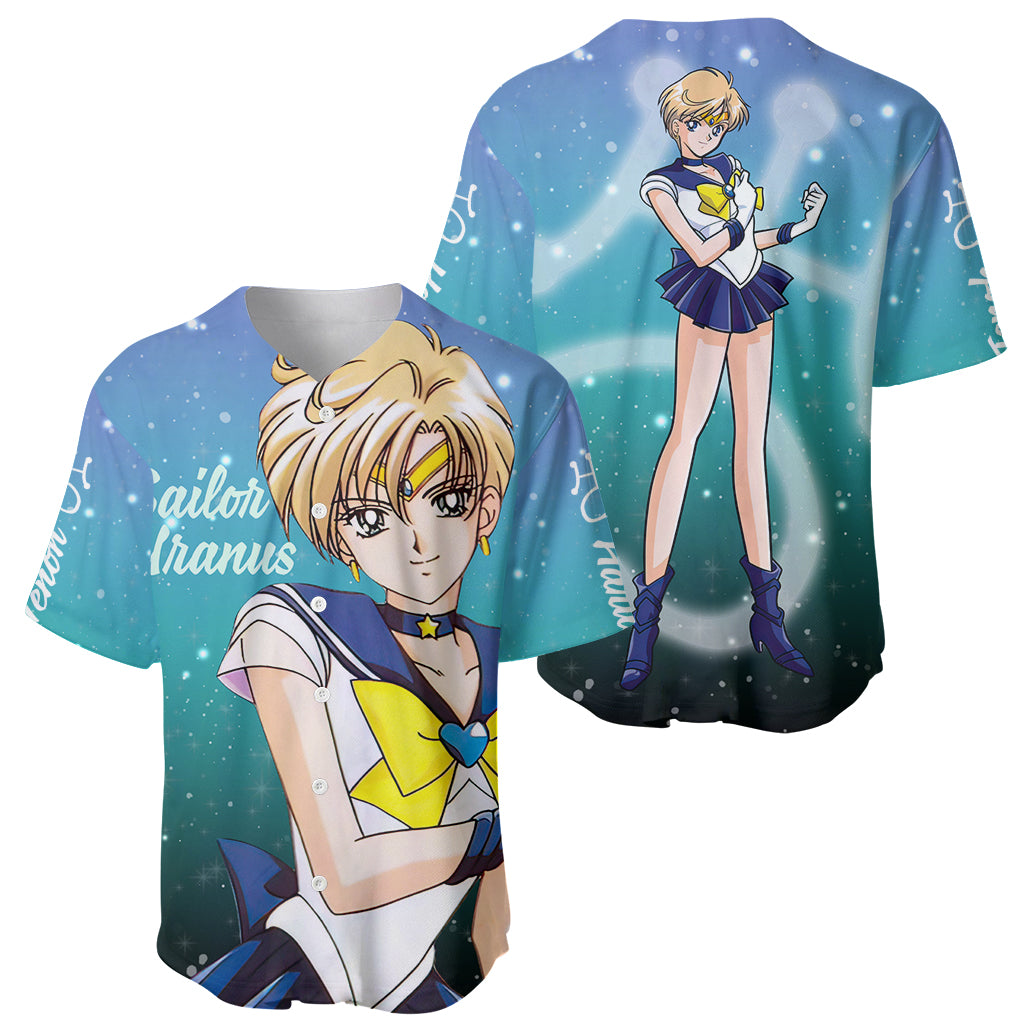 Haruka Tenoh Sailor Uranus Baseball Jersey Haruka Tenoh Sailor Uranus Baseball Jersey