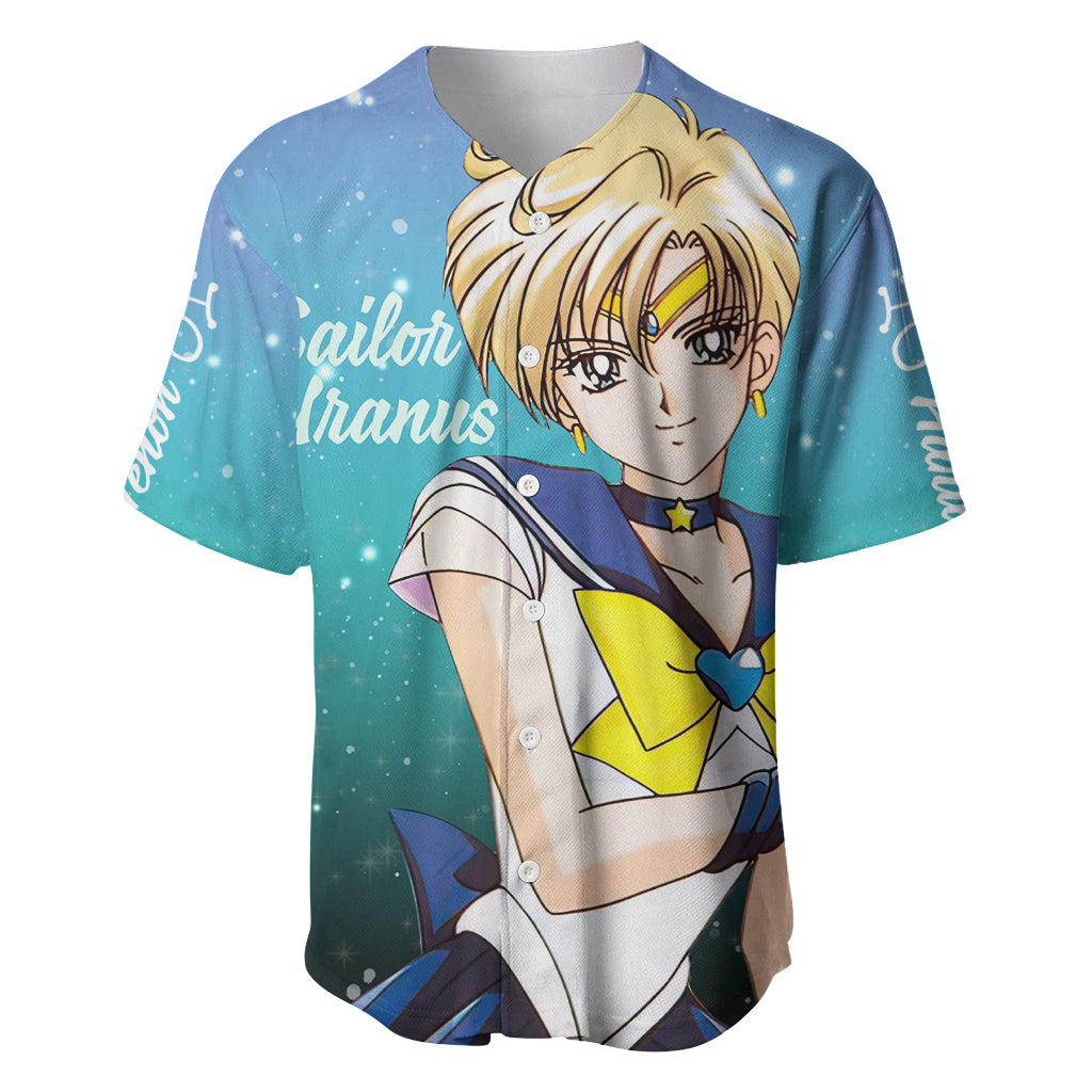 Haruka Tenoh Sailor Uranus Baseball Jersey Haruka Tenoh Sailor Uranus Baseball Jersey