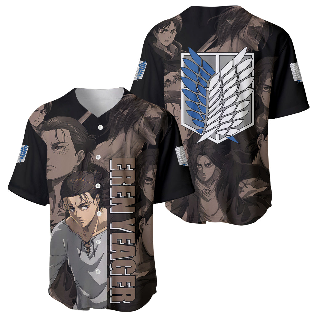 Her Eren Yeager Attack On Baseball Jersey Her Eren Yeager Attack On Baseball Jersey