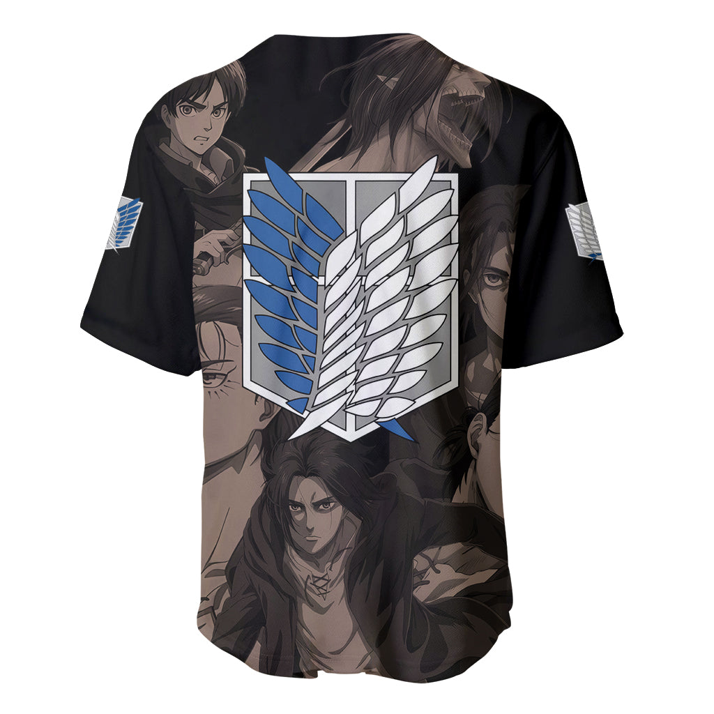 Her Eren Yeager Attack On Baseball Jersey Her Eren Yeager Attack On Baseball Jersey