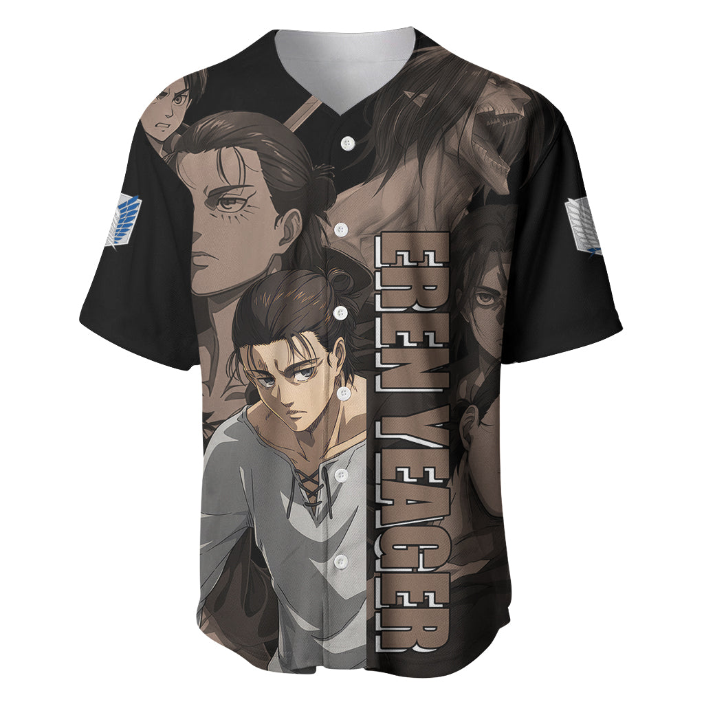 Her Eren Yeager Attack On Baseball Jersey Her Eren Yeager Attack On Baseball Jersey