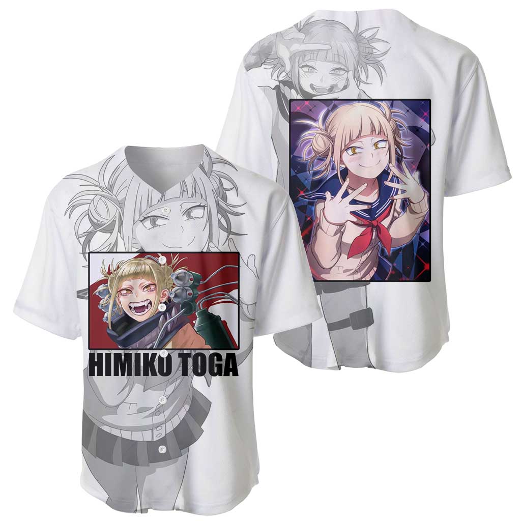 Himiko Toga My Hero Academia Baseball Jersey Himiko Toga My Hero Academia Baseball Jersey