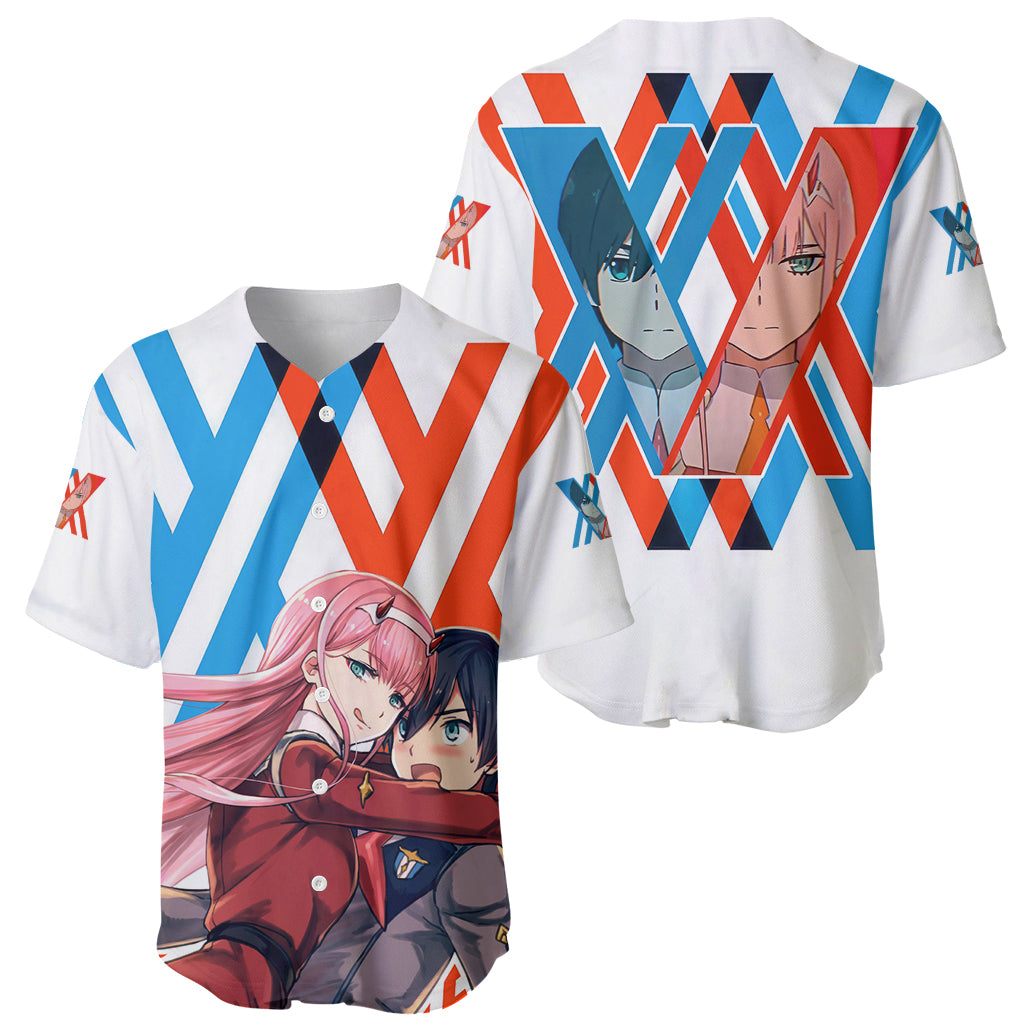 Hiro Zero Two Strelitzia Baseball Jersey Hiro Zero Two Strelitzia Baseball Jersey