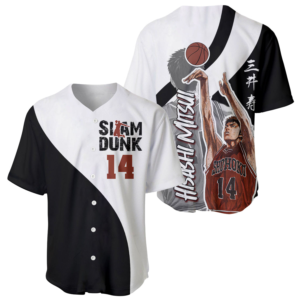 Hisashi Mitsui Number 14 Slam Baseball Jersey Hisashi Mitsui Number 14 Slam Baseball Jersey