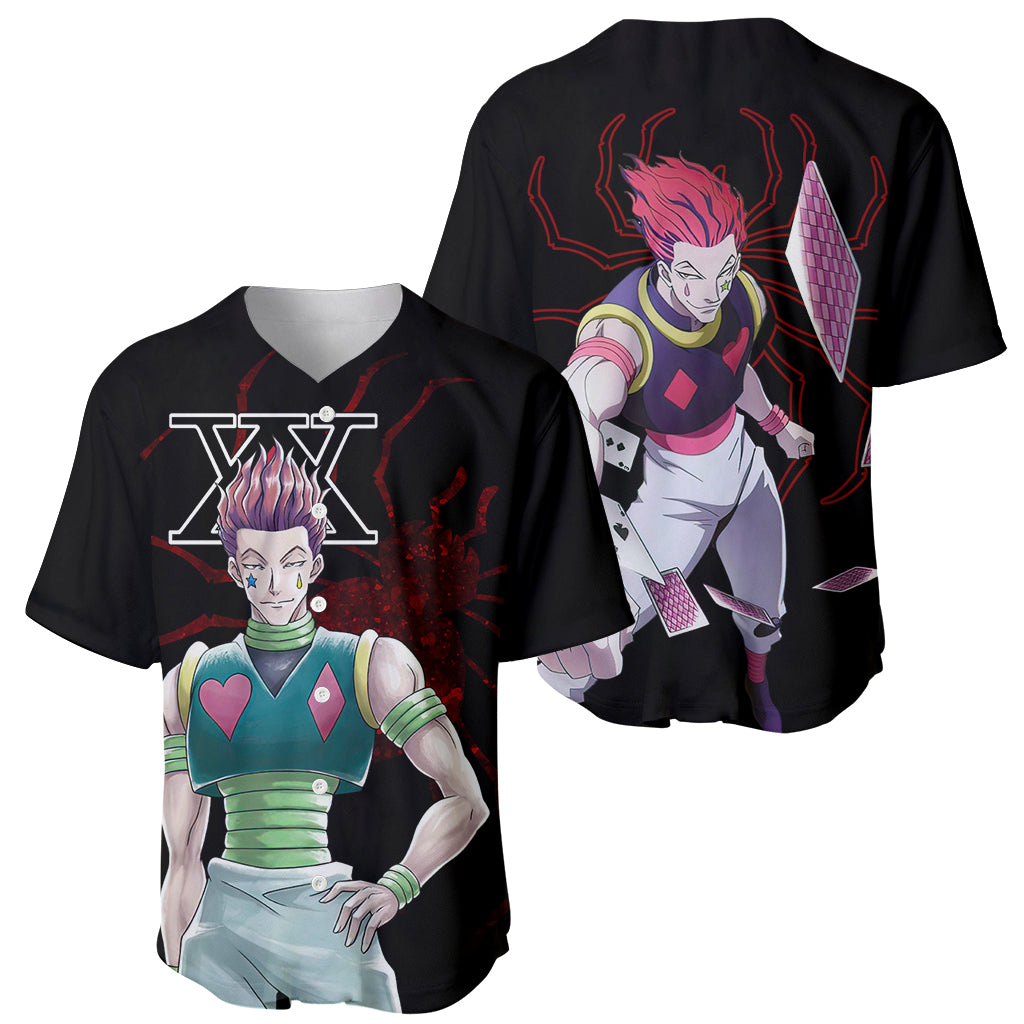 Hisoka Phantom Troupe Hunter X Baseball Jersey Hisoka Phantom Troupe Hunter X Baseball Jersey