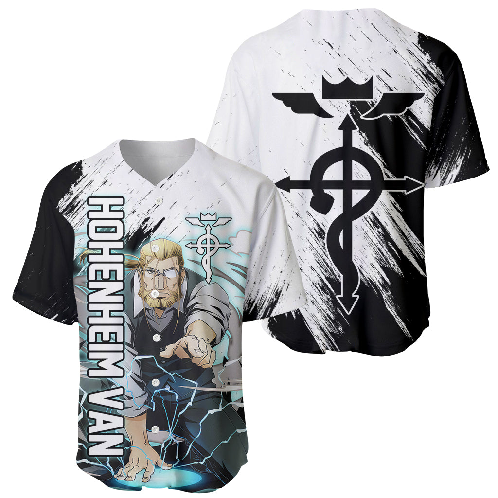 Hohenheim Van Fullmetal Alchemist Baseball Jersey Hohenheim Van Fullmetal Alchemist Baseball Jersey