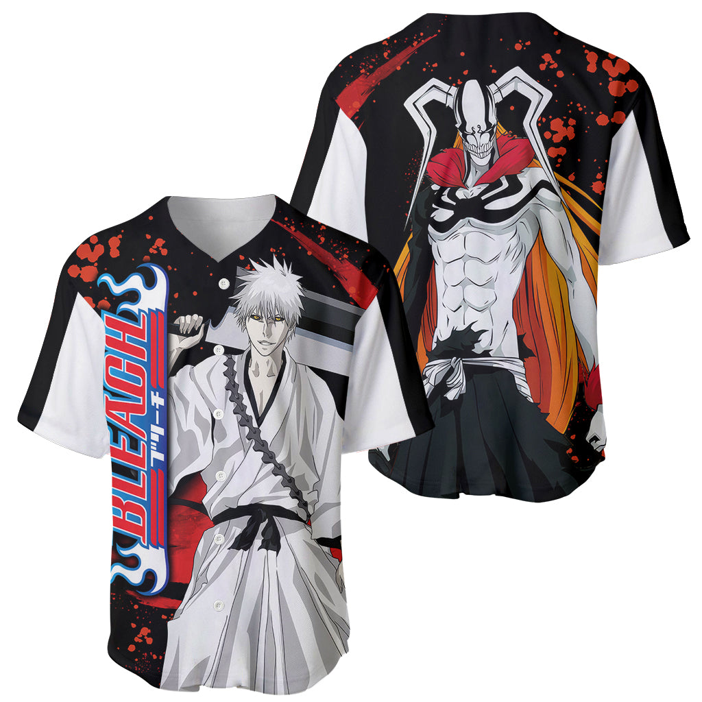 Ichigo Hollow Bleach Baseball Jersey Ichigo Hollow Bleach Baseball Jersey