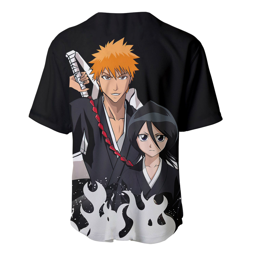 Ichigo Rukia Bleach Baseball Jersey Ichigo Rukia Bleach Baseball Jersey