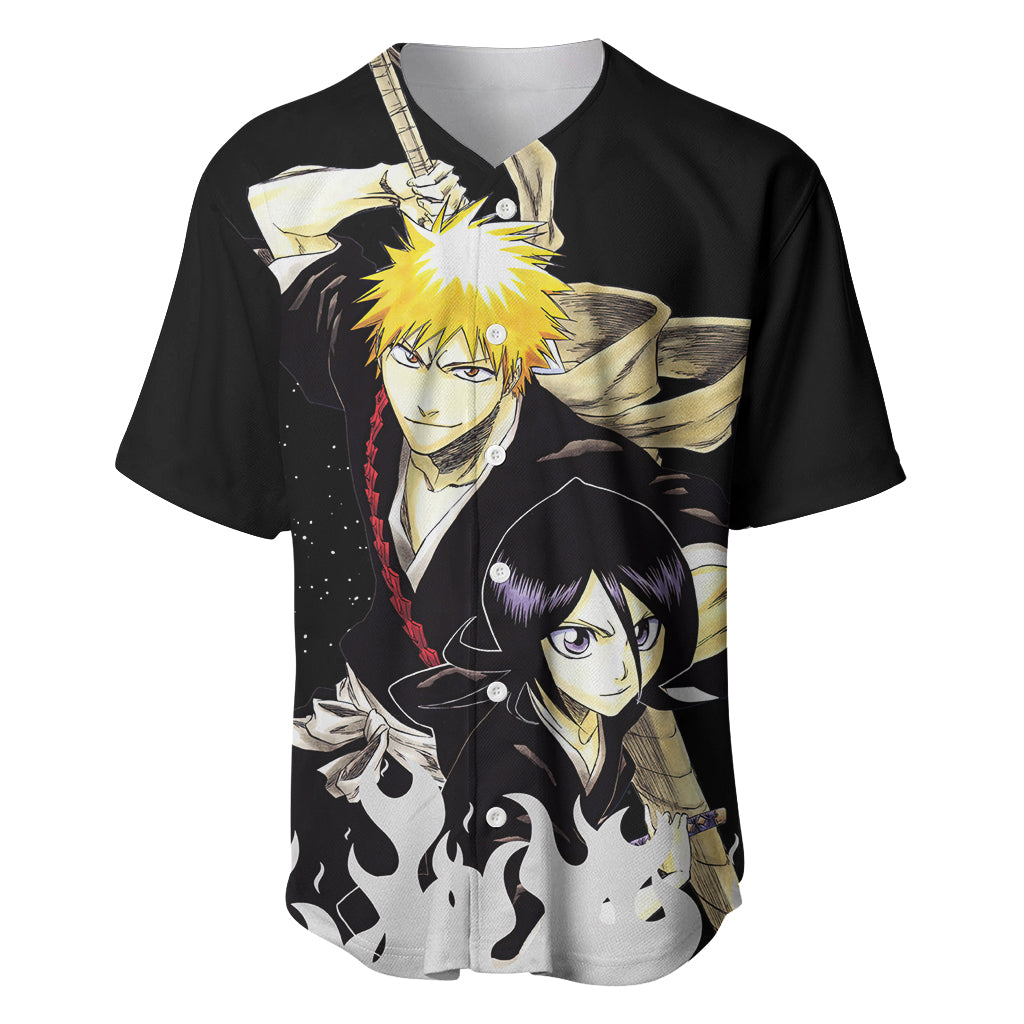 Ichigo Rukia Bleach Baseball Jersey Ichigo Rukia Bleach Baseball Jersey