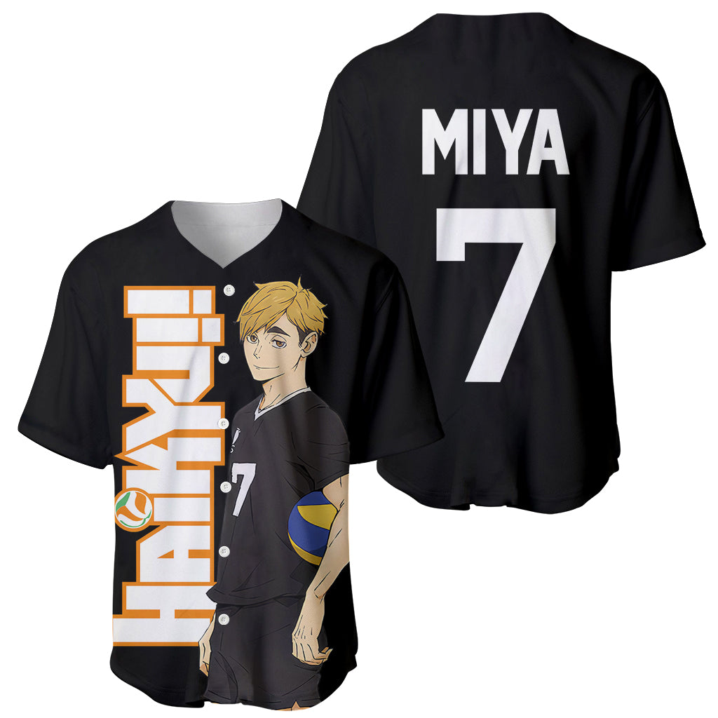 Inarizaki Atsumu Miya Haikyu Baseball Jersey Inarizaki Atsumu Miya Haikyu Baseball Jersey