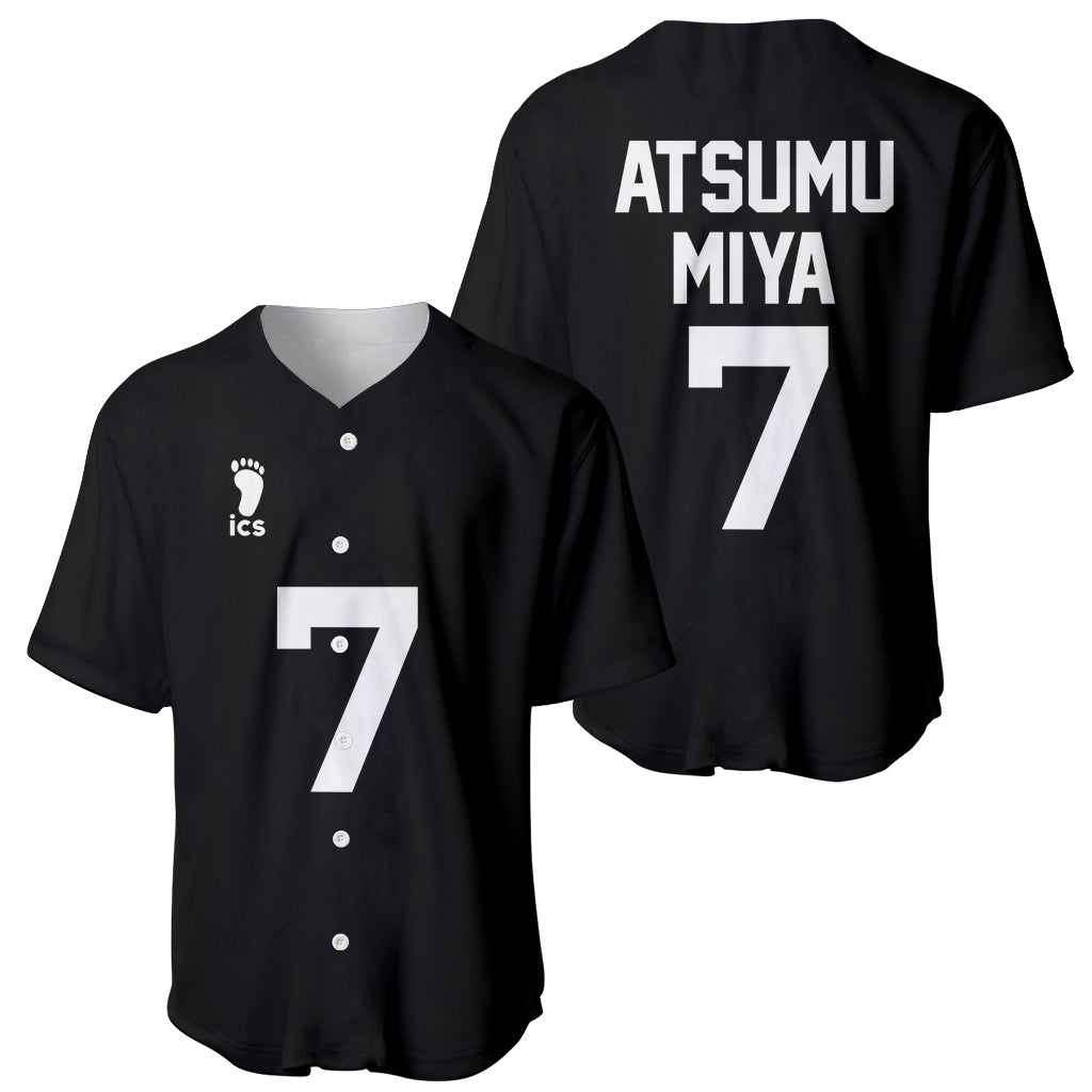 Inarizaki Atsumu Miya Number 7 Baseball Jersey Inarizaki Atsumu Miya Number 7 Baseball Jersey