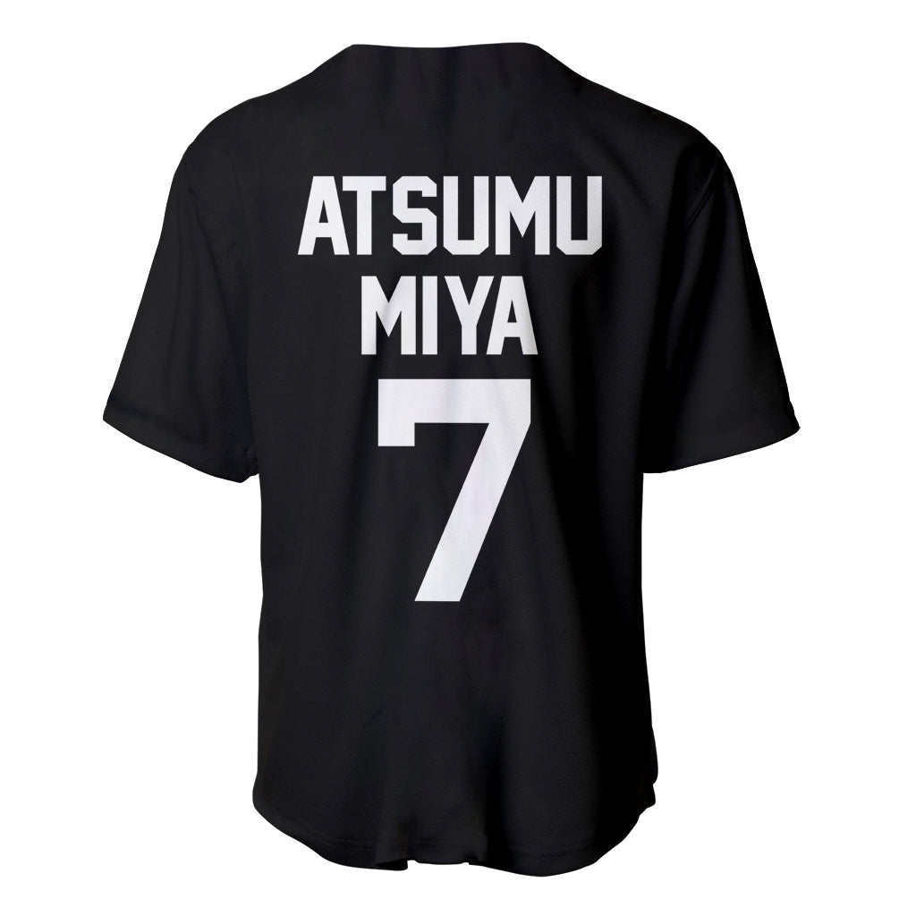 Inarizaki Atsumu Miya Number 7 Baseball Jersey Inarizaki Atsumu Miya Number 7 Baseball Jersey