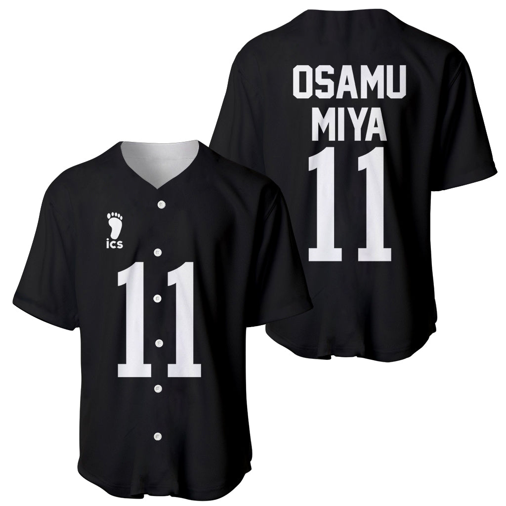 Inarizaki Osamu Miya Haikyuu Baseball Jersey Inarizaki Osamu Miya Haikyuu Baseball Jersey
