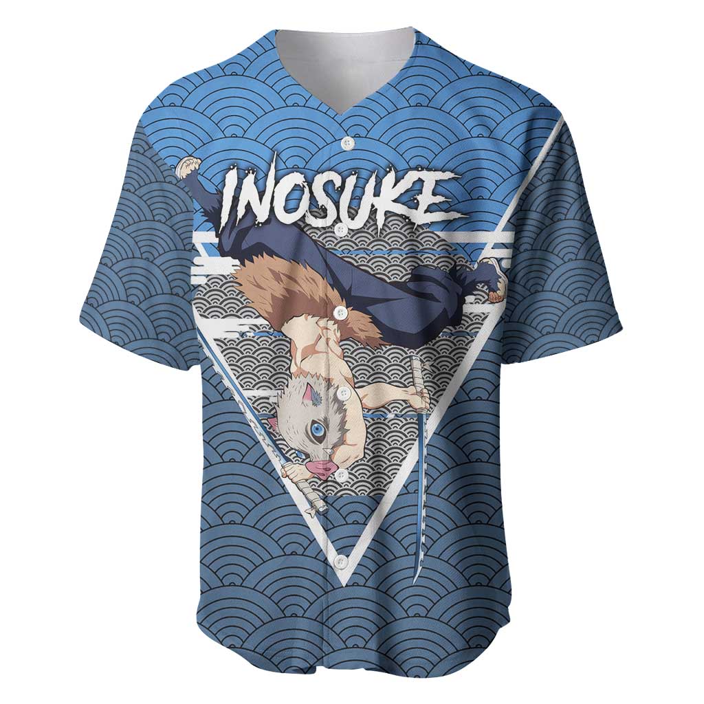 Inosuke Demon Slayer Baseball Jersey Inosuke Demon Slayer Baseball Jersey