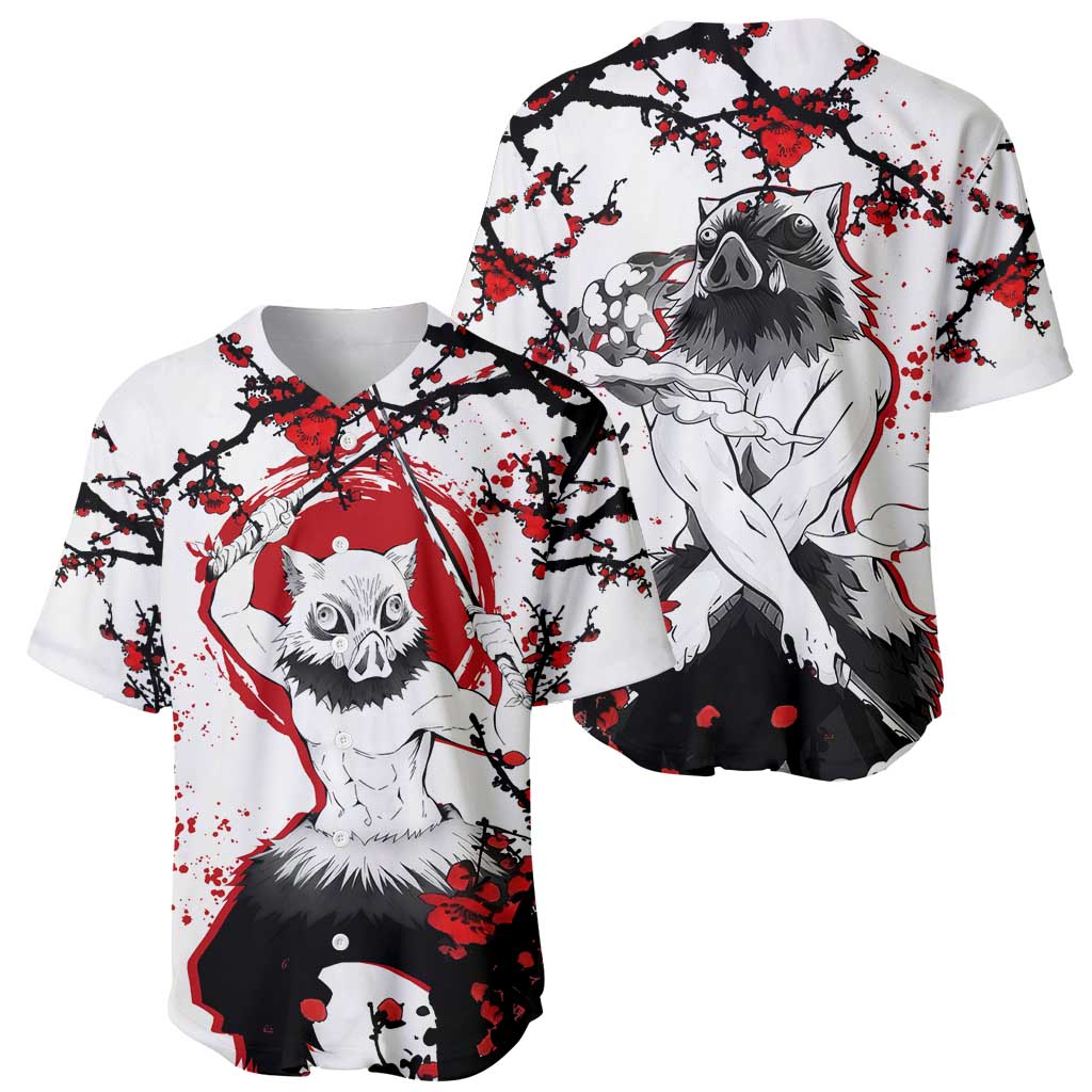 Inosuke Hashibira Demon Slayer Baseball Jersey Inosuke Hashibira Demon Slayer Baseball Jersey