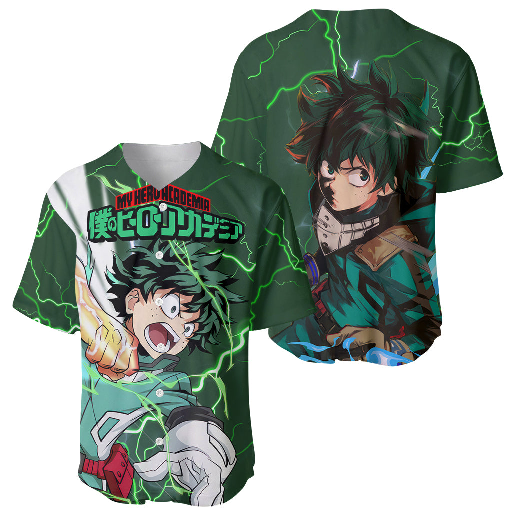 Izuku Midoriya Deku My Hero Baseball Jersey Izuku Midoriya Deku My Hero Baseball Jersey