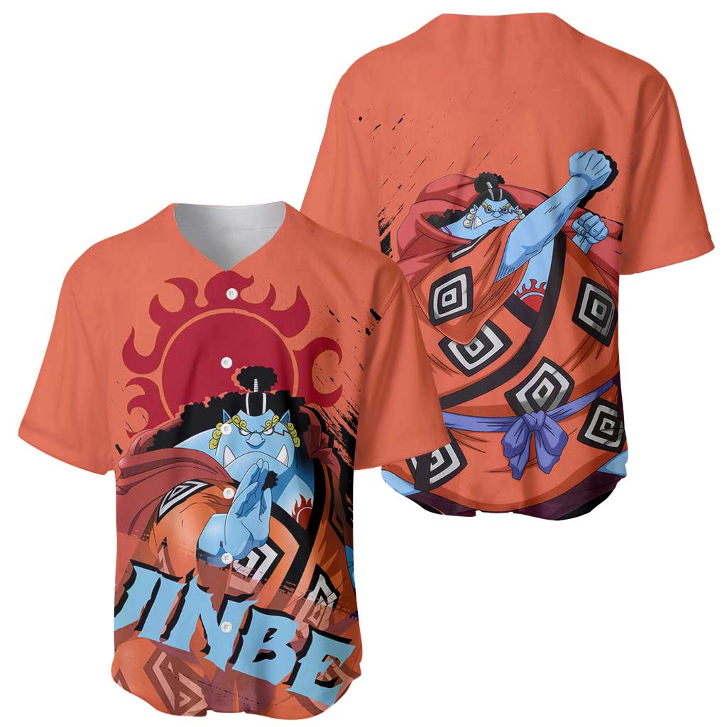 Jinbe One Piece Baseball Jersey Jinbe One Piece Baseball Jersey