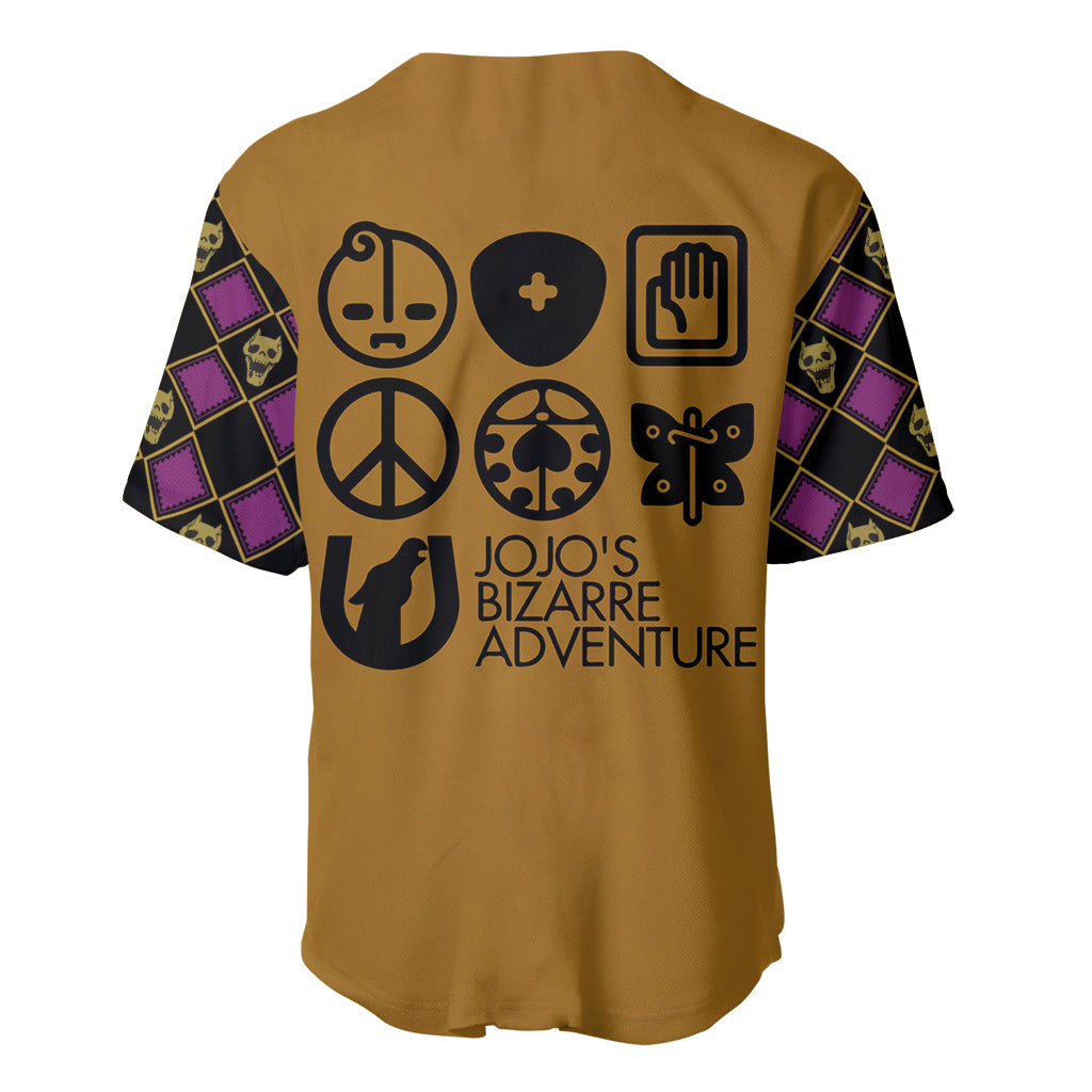 Jjba Symbols Jjbas Baseball Jersey Jjba Symbols Jjbas Baseball Jersey