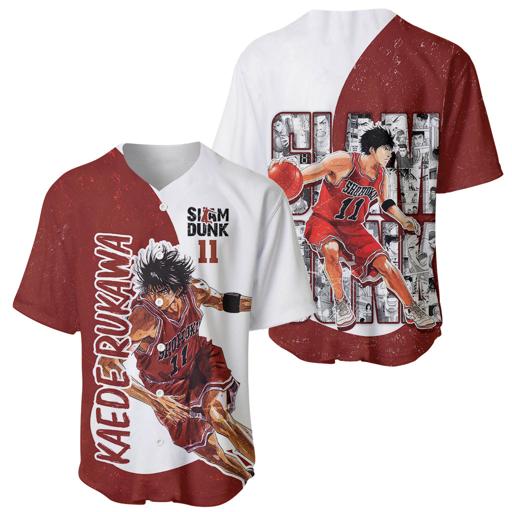 Kaede Rukawa Slam Dunk Number Baseball Jersey Kaede Rukawa Slam Dunk Number Baseball Jersey