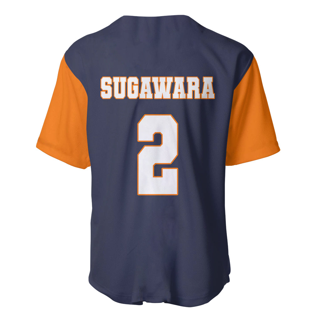 Karasuno Koshi Sugawara Haikyu Baseball Jersey Karasuno Koshi Sugawara Haikyu Baseball Jersey