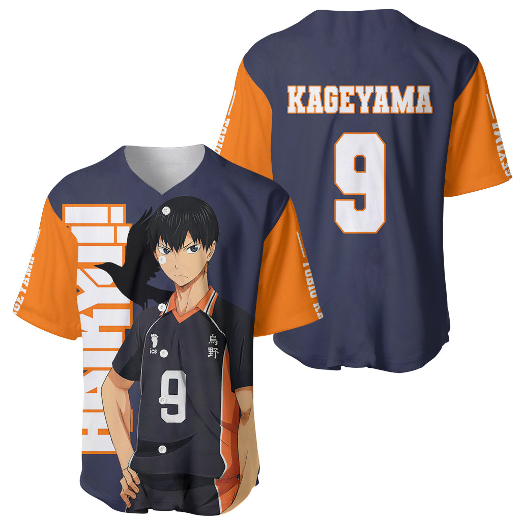 Karasuno Tobio Kageyama Haikyu Baseball Jersey Karasuno Tobio Kageyama Haikyu Baseball Jersey