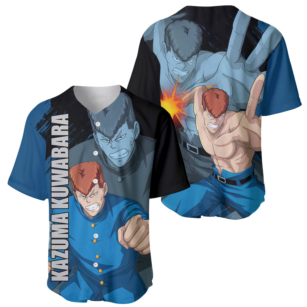 Kazuma Kuwabara Yuyu Hakusho Baseball Jersey Kazuma Kuwabara Yuyu Hakusho Baseball Jersey