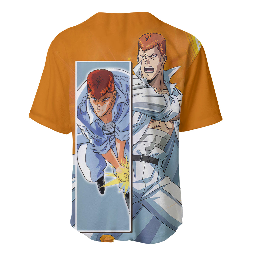Kazuma Kuwabara Yuyu Hakusho Baseball Jersey_1 Kazuma Kuwabara Yuyu Hakusho Baseball Jersey_1