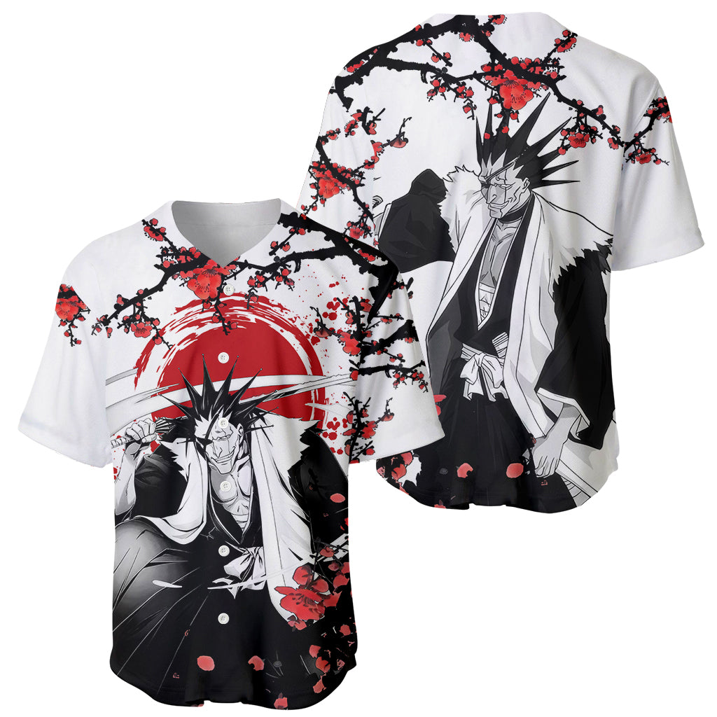 Kenpachi Zaraki Baseball Jersey Kenpachi Zaraki Baseball Jersey