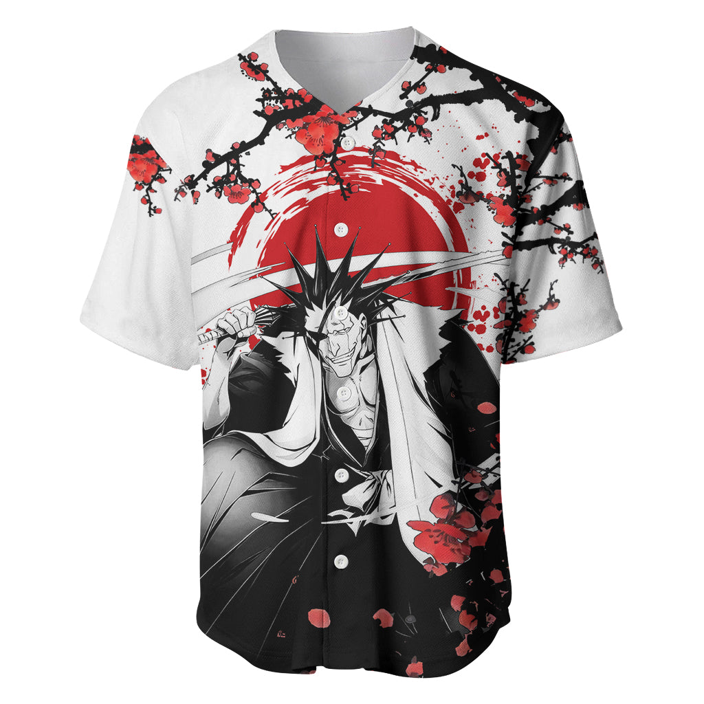 Kenpachi Zaraki Baseball Jersey Kenpachi Zaraki Baseball Jersey