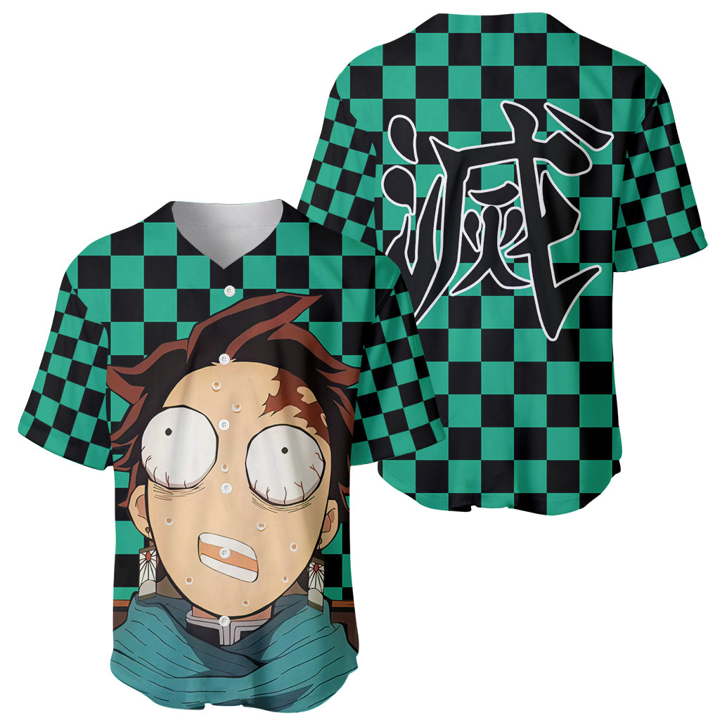 Kimetsu Tanjro Demon Slayer Baseball Jersey Kimetsu Tanjro Demon Slayer Baseball Jersey