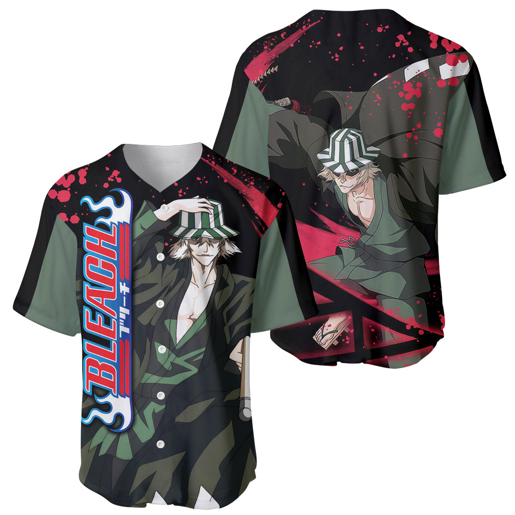 Kisuke Urahara Bleach Baseball Jersey Kisuke Urahara Bleach Baseball Jersey