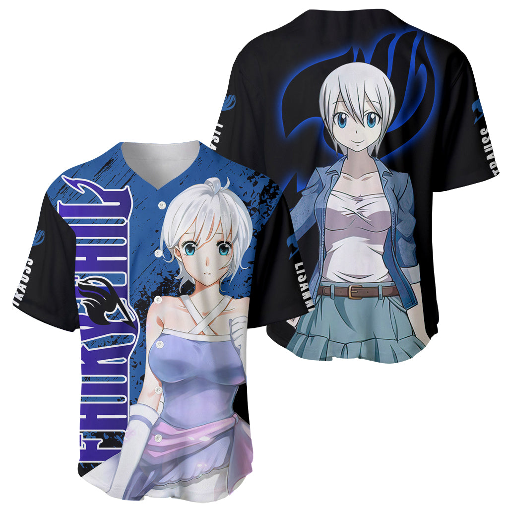 Lisanna Strauss Fairy Tail Baseball Jersey Lisanna Strauss Fairy Tail Baseball Jersey