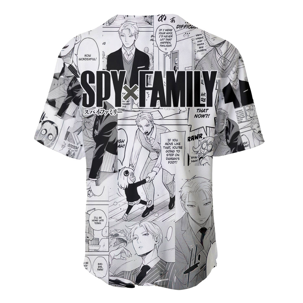 Loid Forger Spy X Family Baseball Jersey Loid Forger Spy X Family Baseball Jersey
