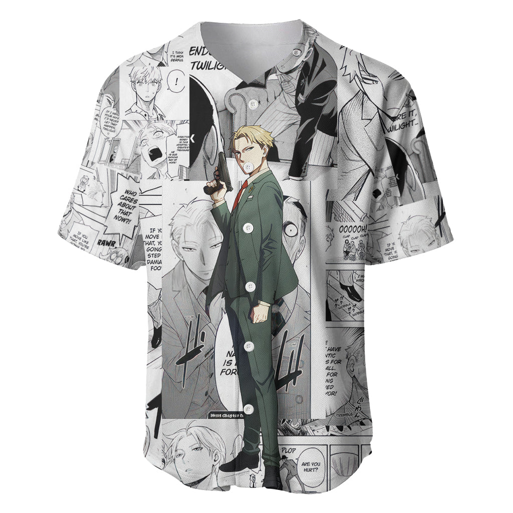 Loid Forger Spy X Family Baseball Jersey Loid Forger Spy X Family Baseball Jersey